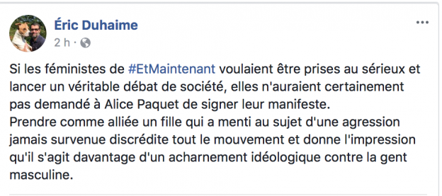 Lorsque Duhaime varge sur #etmaintenant! - La Clique du ...